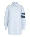 Thom Browne Striped Oxford 4-bar Oversized Shirt