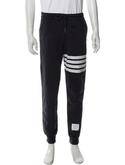 Pre-owned Thom Browne Striped Pajama Bottoms In Blue