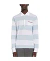 Thom Browne Stripe Polo Shirt In White
