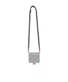 Thom Browne Striped Rwb Wallet In Gray