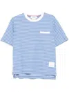 Thom Browne Milano Stripe Short Sleeve Pocket T-shirt