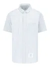 Thom Browne Cotton Shirt In Blue