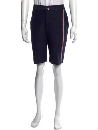 Pre-owned Thom Browne Striped Shorts In Blue