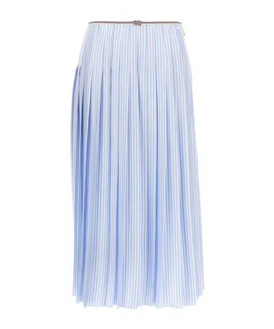 THOM BROWNE THOM BROWNE TWILL PLEATED SKIRT