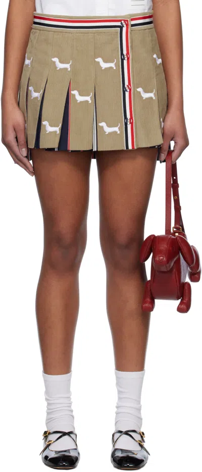 Thom Browne Striped Skirt In Multicolor