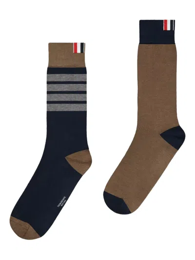 THOM BROWNE STRIPED SOCKS