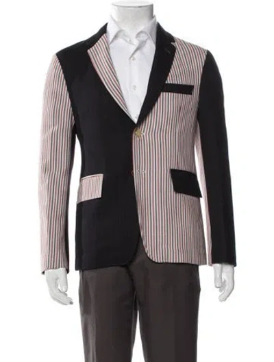 Pre-owned Thom Browne Striped Sport Blazer In Multi