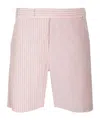 Thom Browne Cotton Bermuda In Pink