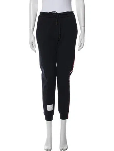 Pre-owned Thom Browne Striped Sweatpants In Blue