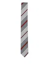 Thom Browne Striped Tie In Multi
