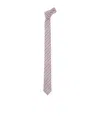 Thom Browne Striped Tie In White