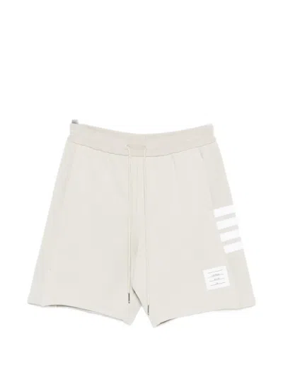 Thom Browne Striped Track Shorts In White