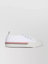 THOM BROWNE STRIPED TRIM LACE-UP SNEAKERS