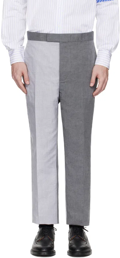 THOM BROWNE STRIPED TROUSERS