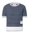 Thom Browne Striped T-shirt In Multi