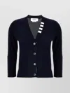 Thom Browne Striped V-neck Knitwear Cardigan
