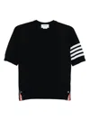 Thom Browne Stripes Fine-knit T-shirt