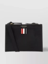 THOM BROWNE STRUCTURED LEATHER CROSS-BODY BAG
