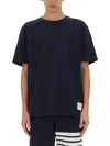 Thom Browne Stylish And Versatile Polo Shirt In Blue