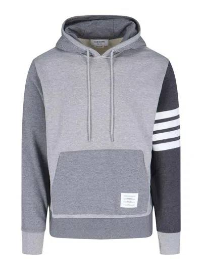 THOM BROWNE HOODED SWEATSHIRT