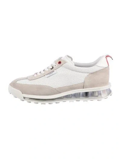Pre-owned Thom Browne Suede Lasercut Accents Sneakers In Multi