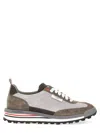 Thom Browne Woman Sneakers Light Grey Size 8 Leather In Gray