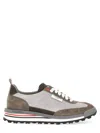 Thom Browne Woman Sneakers Light Grey Size 8 Leather In Gray