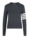 Thom Browne - "4-bar" Jumper In Grey