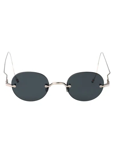 Thom Browne Sunglasses In Gold