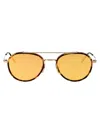 Thom Browne Med Titanium Sunglasses In Yellow