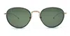 Thom Browne Round - Gold / Blu Sunglasses In Gold