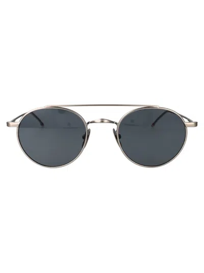Thom Browne Sunglasses In Gold