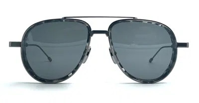 Thom Browne Sunglasses In Silver