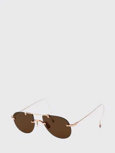 Thom Browne Sunglasses Men  In Gold