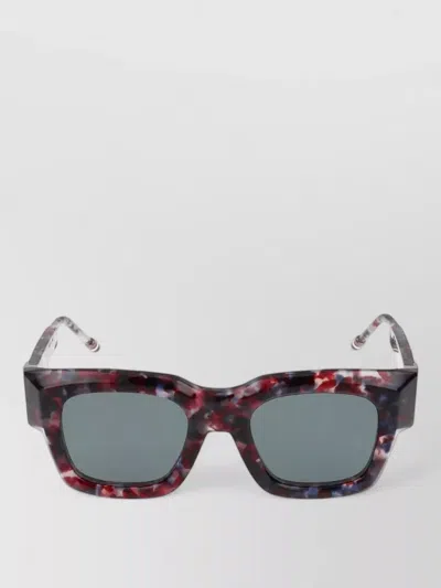 Thom Browne Sunglasses Square Frame Metal Accents Ues950a In Brown