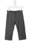 Thom Browne Super 120s Twill Tailored Trousers In Grey