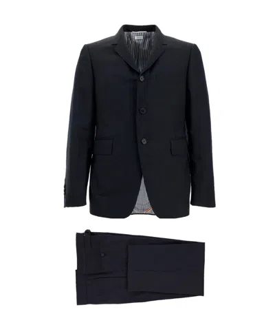 Thom Browne Super 120s Wool Twill Suit In Black