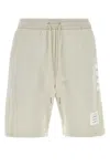 Thom Browne Beige Solid Shorts In Neutral