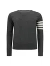Thom Browne Sweater In Gray