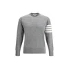 Thom Browne L Crewneck Sweater With 4 Bar Inlay