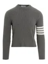 Thom Browne Sweater In Grey