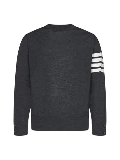 Thom Browne Sweater In Grey