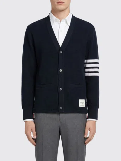 Thom Browne Cardigan Men  In Blue