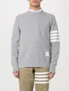 Thom Browne Classic 4-bar French Terry Sweatshirt In Grau