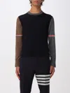 Thom Browne Virgin Wool Sweater In Blue