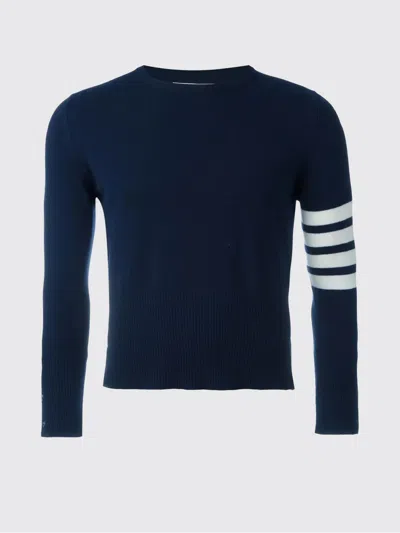 THOM BROWNE THOM BROWNE SWEATER MEN COLOR NAVY,H18431045