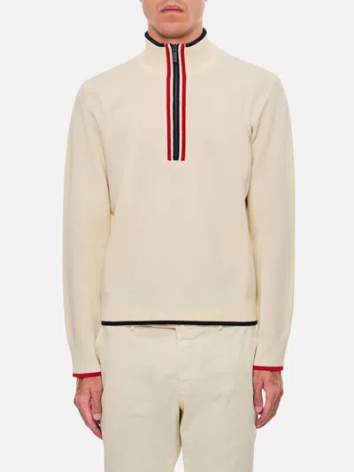 THOM BROWNE SWEATER THOM BROWNE MEN COLOR WHITE,F93889001