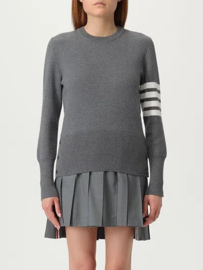 THOM BROWNE SWEATER THOM BROWNE WOMAN COLOR GREY,H11366020