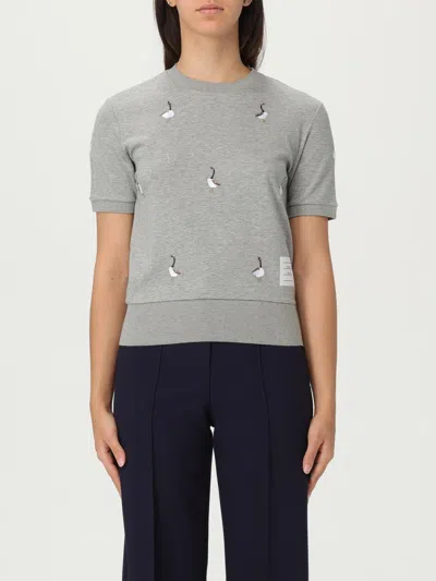 Thom Browne Sweater  Woman Color Grey In Gray