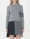 Thom Browne Baby Cable Cropped C In 灰色
